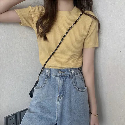 Mujer Woman Knitted Top