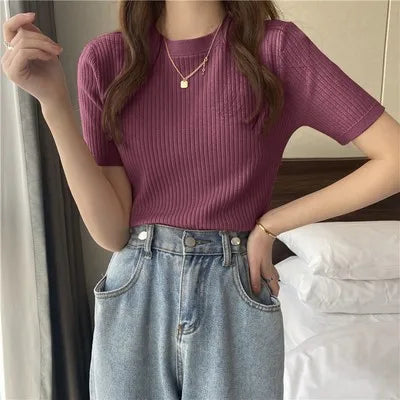 Mujer Woman Knitted Top