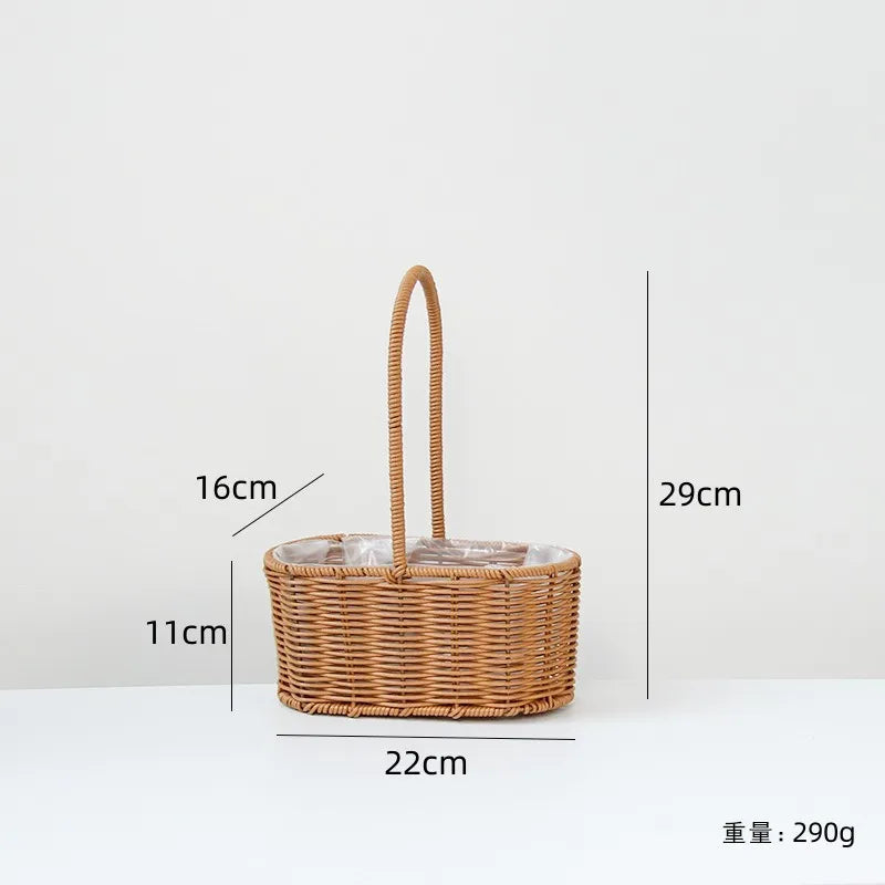 Gift Woven Flower Handmake Baskets