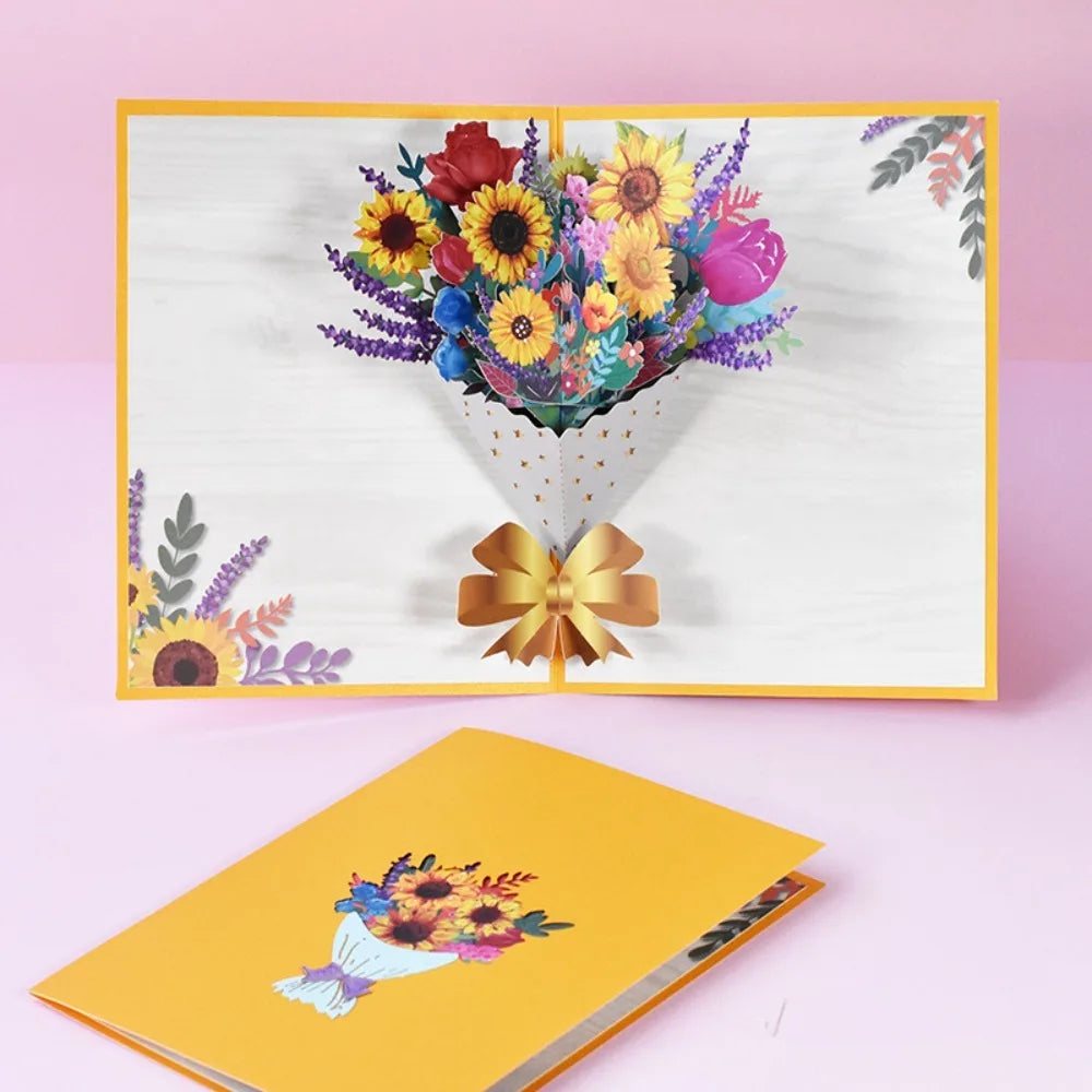 3D Bouquet Card Gift for Mother's Day