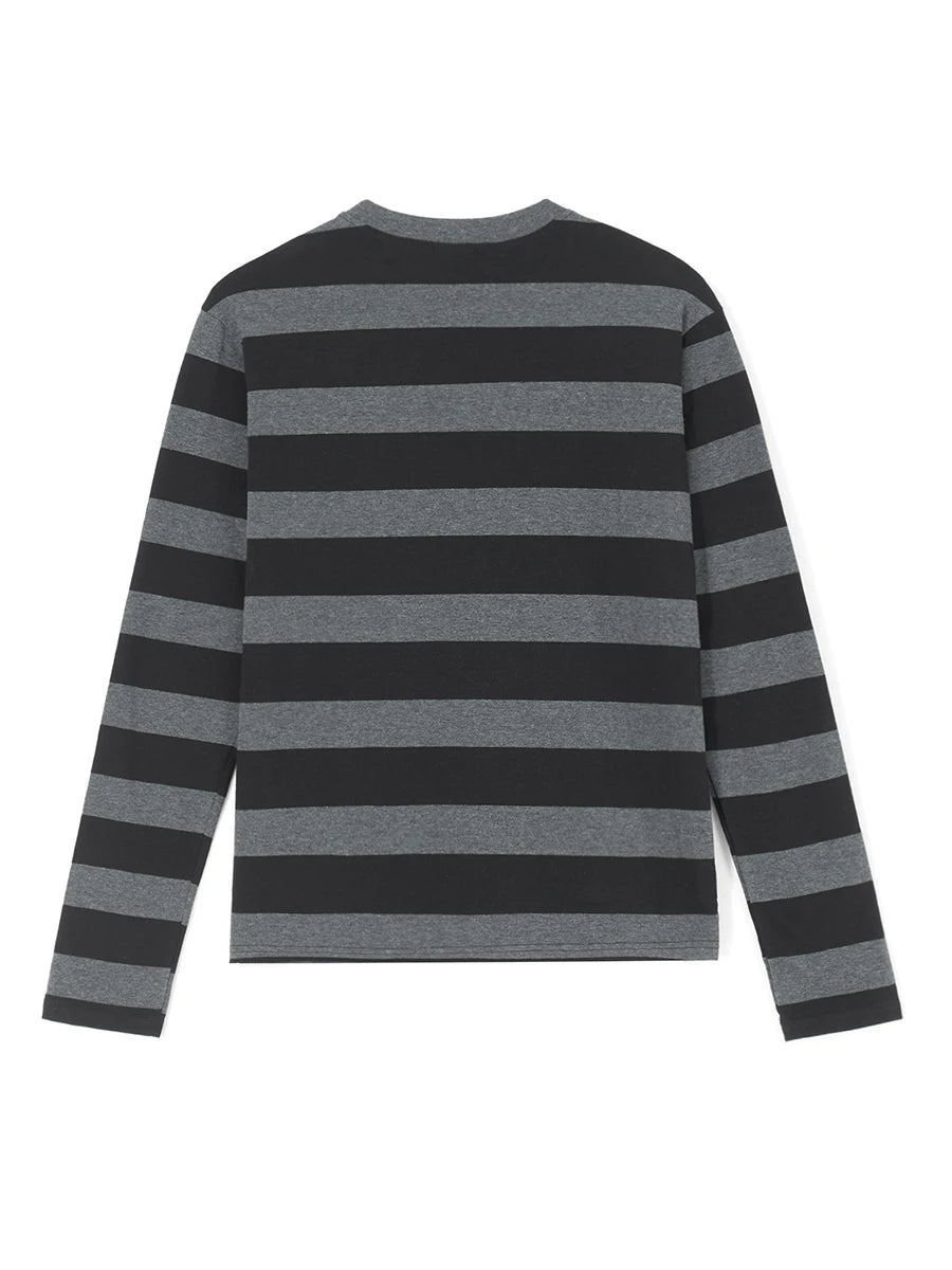 Y2K Aesthetic Stripped Pattern Gothic Long Sleeve