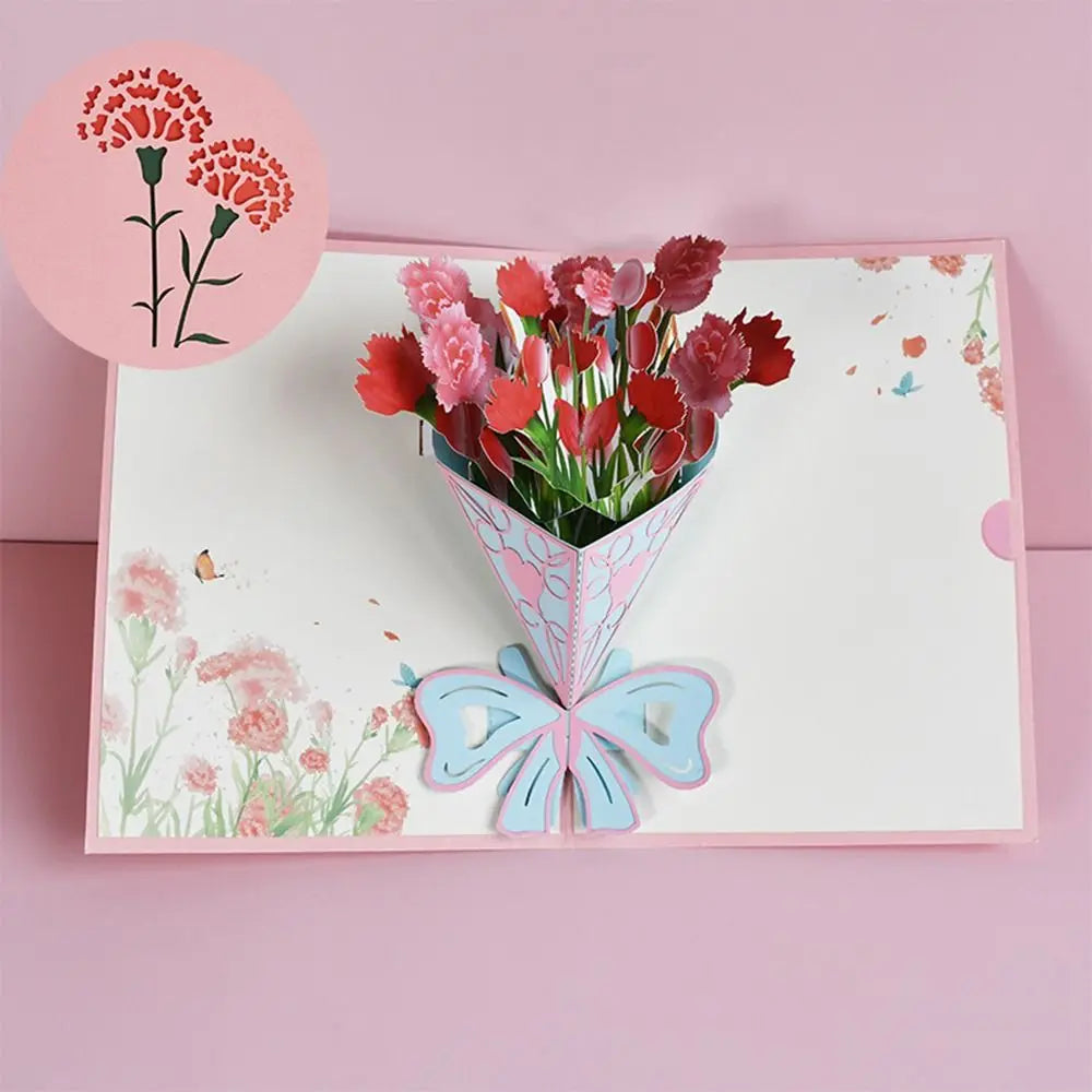 3D Bouquet Card Gift for Mother's Day