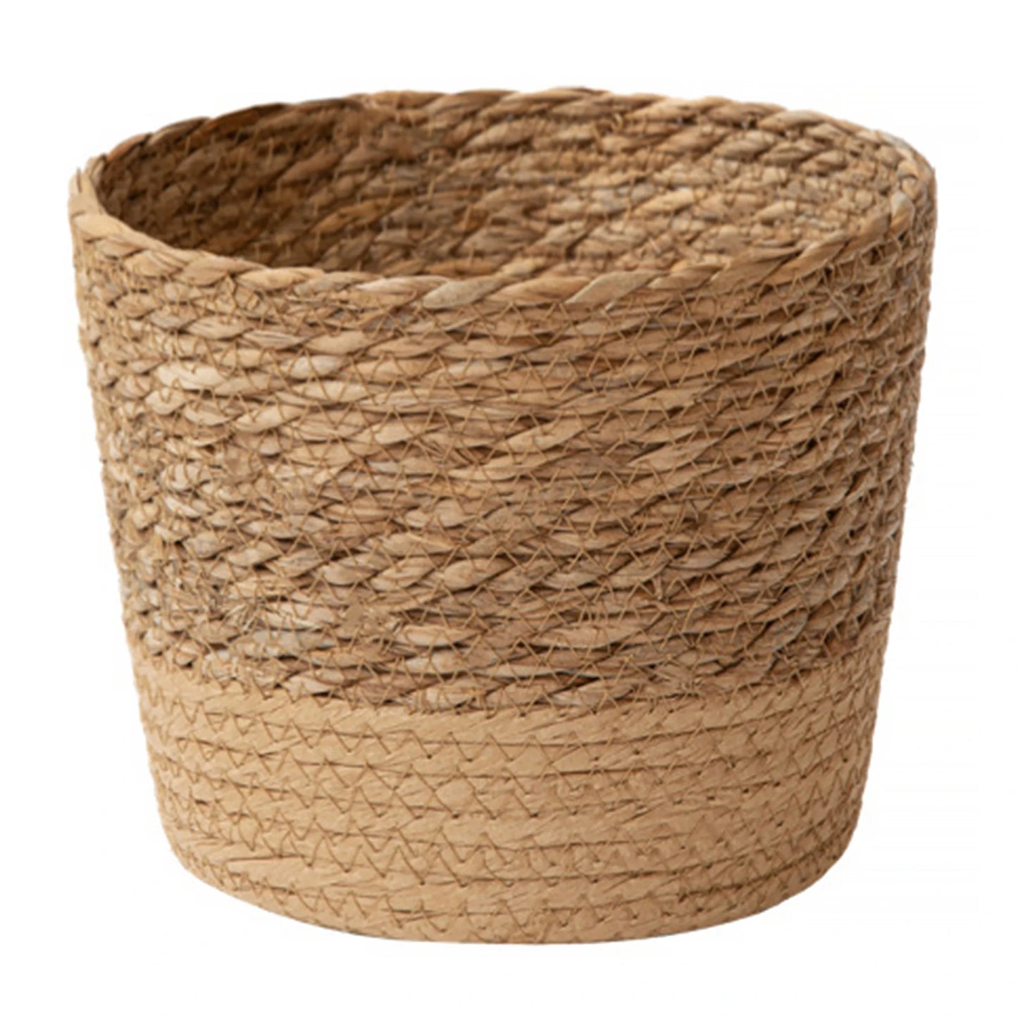 Straw Flower Pot Rattan Storage Basket