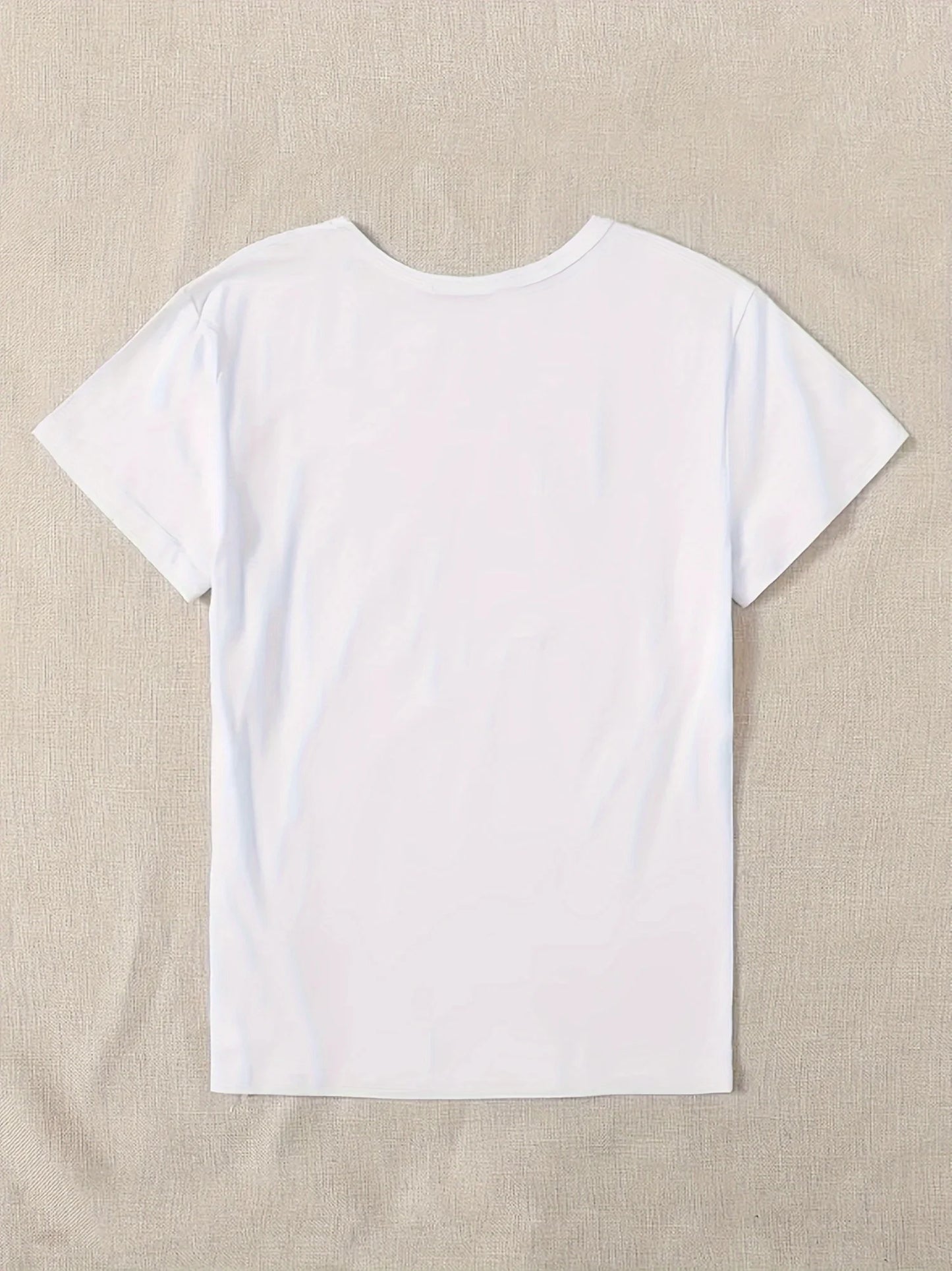 Finger Heart Casual Crew Neck T-Shirt