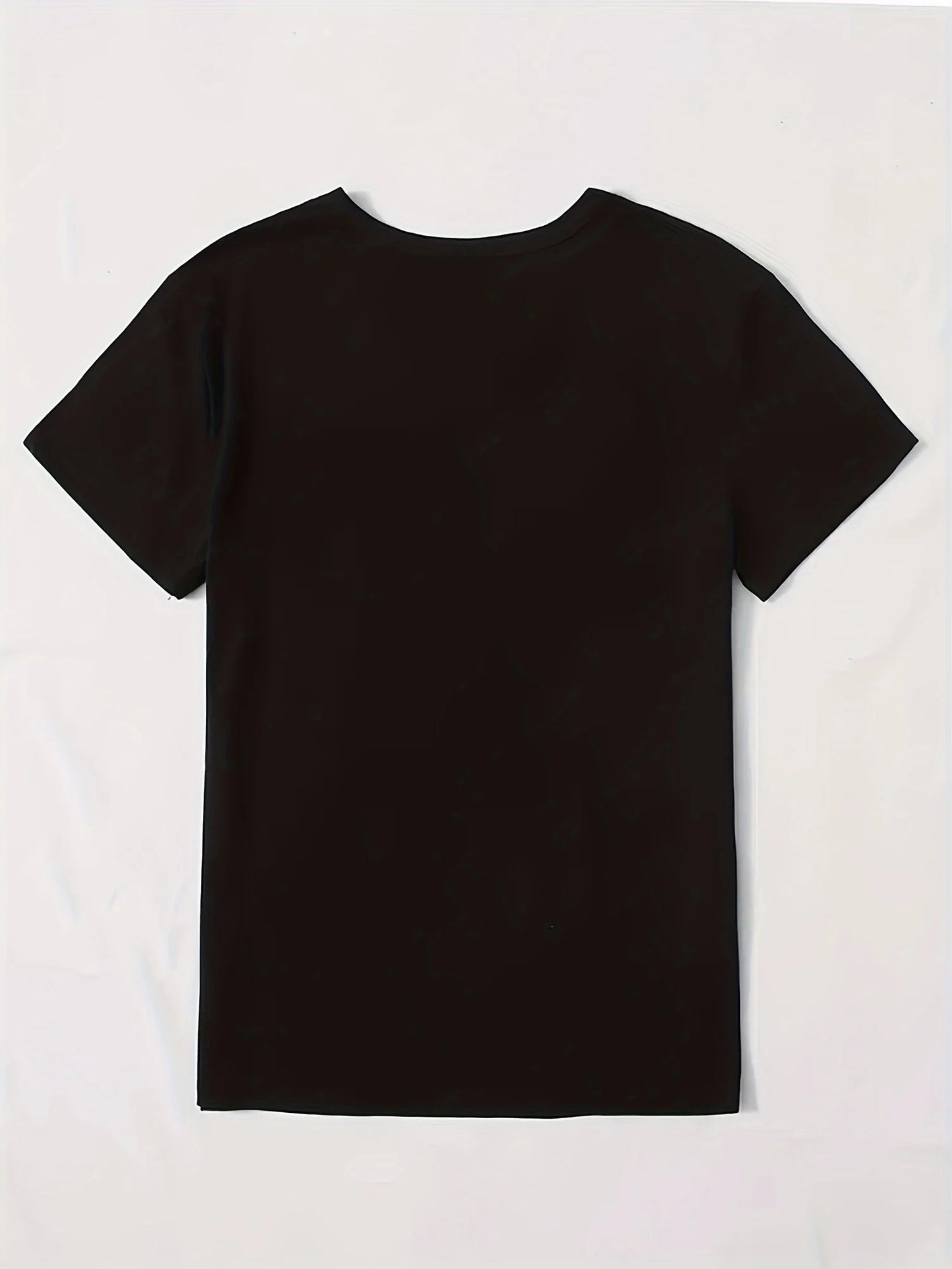 Finger Heart Casual Crew Neck T-Shirt