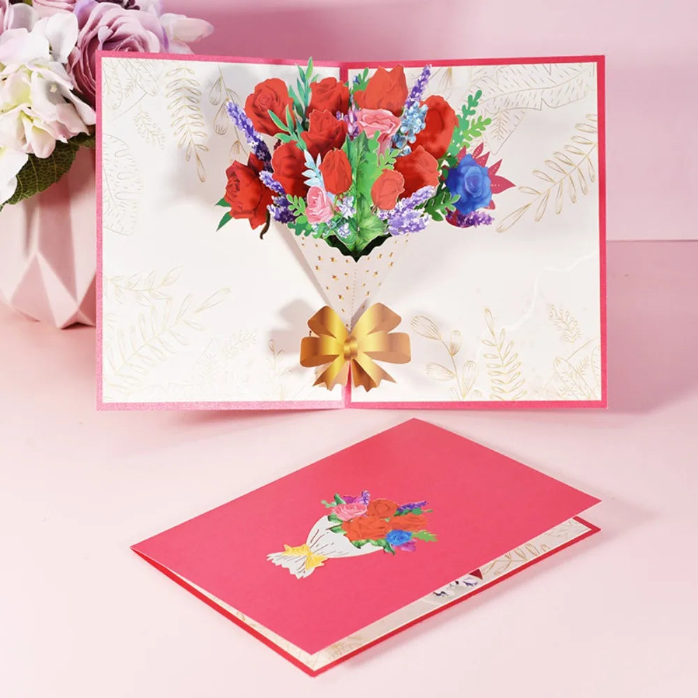 3D Bouquet Card Gift for Mother's Day