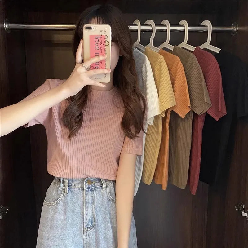 Mujer Woman Knitted Top