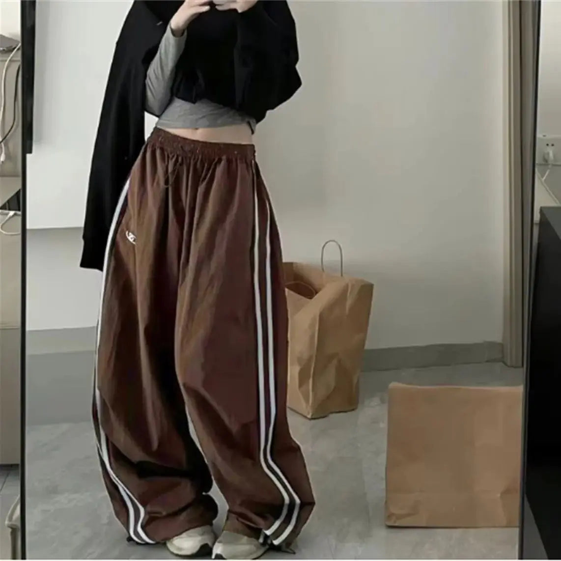 Multi-Colored Vintage Wide Leg Vintage Cargo Pants