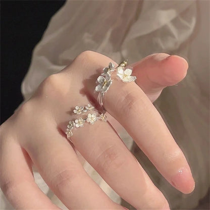 Summer Vintage Flower Rings