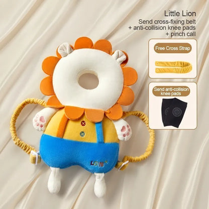 Animal Cartoons Baby Anti-fall Cushion Headrest