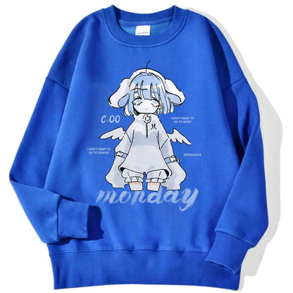 Fly Angel Mini Harajuku Anime Girl Kawaii Sweater
