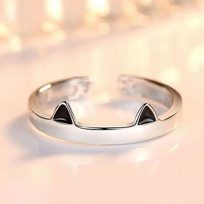 Cute Cat Ear Paw Finger Rings