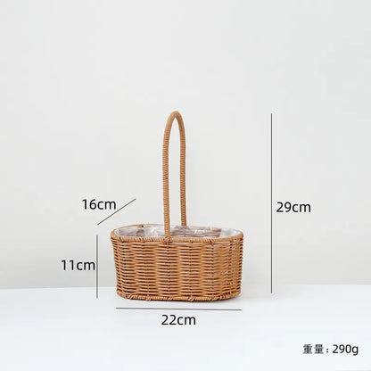 Gift Woven Flower Handmake Baskets
