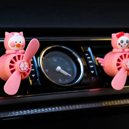 Captain Pilot Kitty & Bear Car Air Freshener