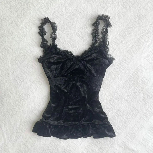 Goth Vintage Sexy Top High Street Punk Crop Top