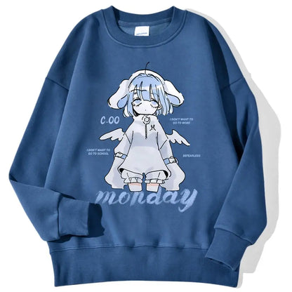 Fly Angel Mini Harajuku Anime Girl Kawaii Sweater