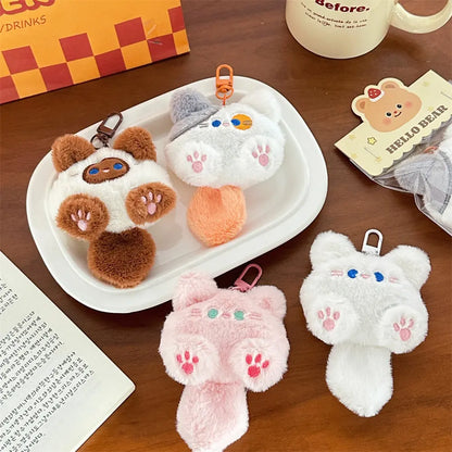 Plush Doll Animal Pendants for Keychains