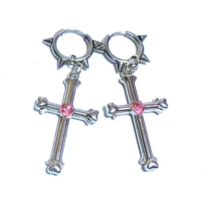 Y2K Bowknot Korean Fashion Cute Hoop Earring Fashion Set Pieces