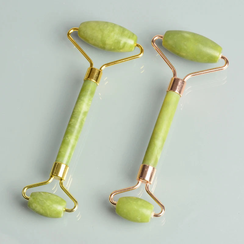 Gua Sha Jade Massage Roller Set