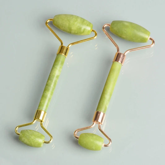 Gua Sha Jade Massage Roller Set