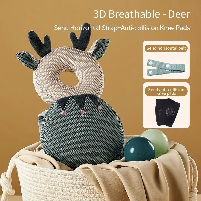 Animal Cartoons Baby Anti-fall Cushion Headrest
