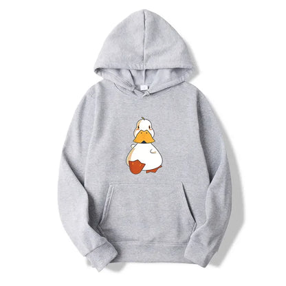 Cartoon Duckling Printed Hoodie Sport Wear
