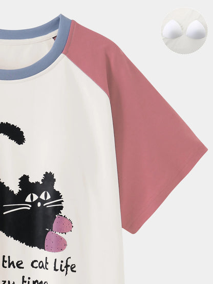 Cute Pajama Mitten Kitten Shirt