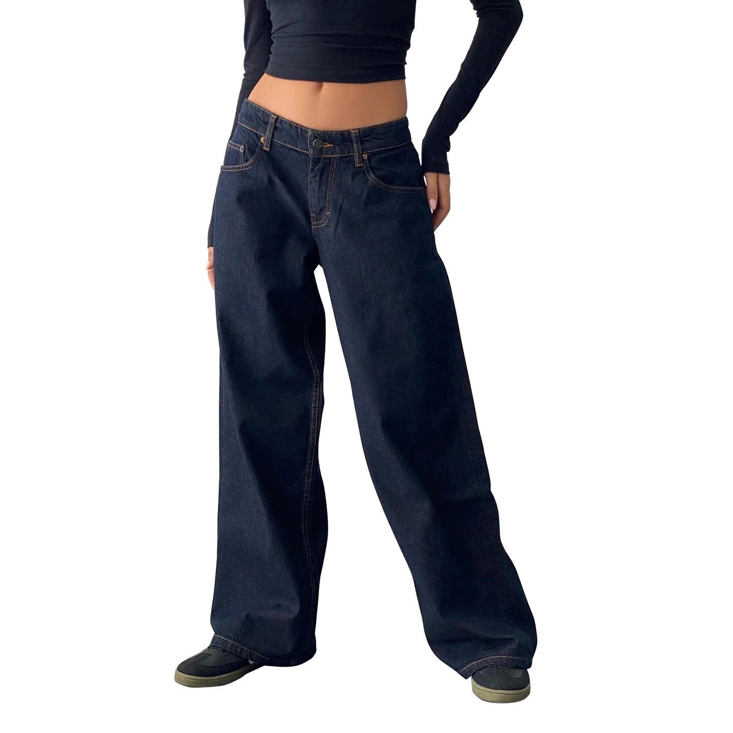 Y2k Vintage Low Waist Denim Jeans