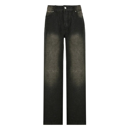 Y2K Baggy Pop American Retro Loose Denim Pants