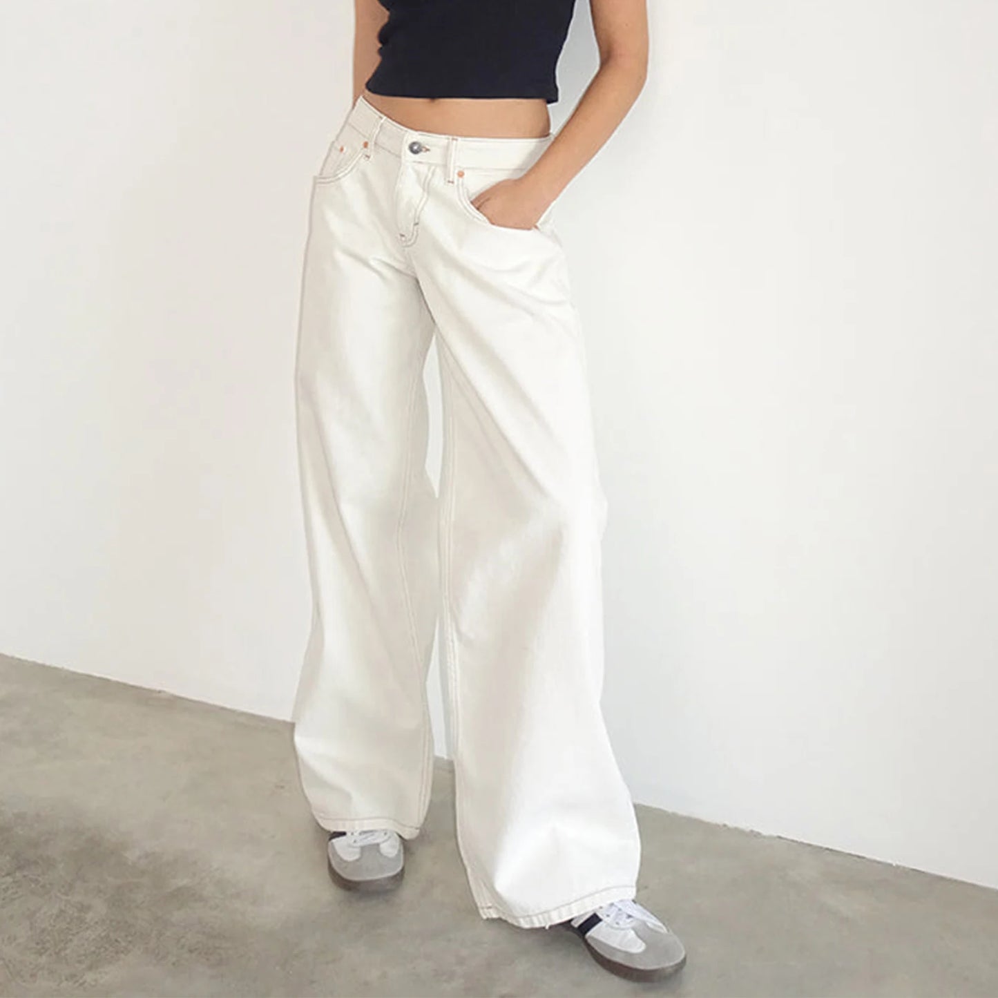 Y2k Vintage Low Waist Denim Jeans