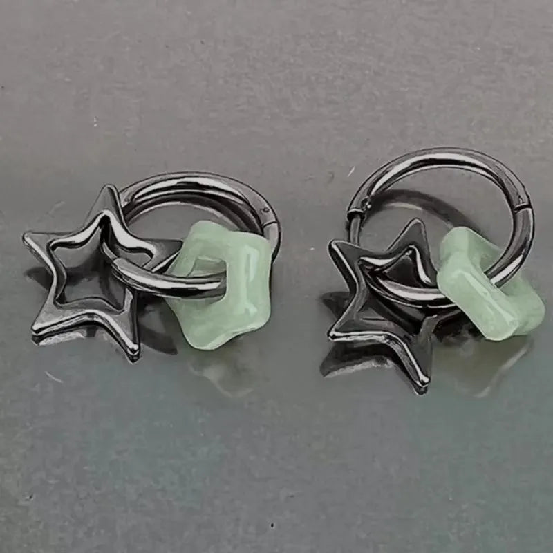 Y2K Bowknot Korean Fashion Cute Hoop Earring Fashion Set Pieces