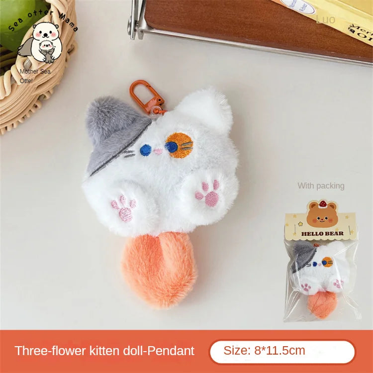 Plush Doll Animal Pendants for Keychains