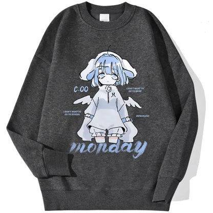 Fly Angel Mini Harajuku Anime Girl Kawaii Sweater