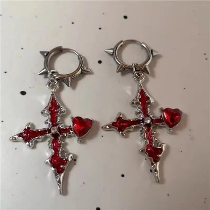 Y2K Bowknot Korean Fashion Cute Hoop Earring Fashion Set Pieces