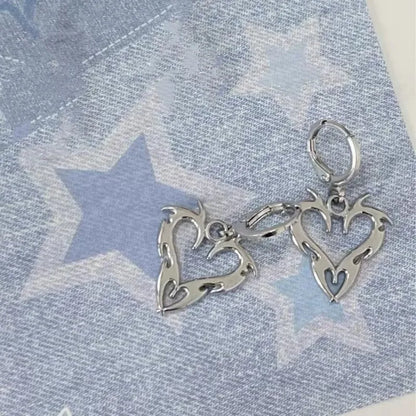 Y2K Bowknot Korean Fashion Cute Hoop Earring Fashion Set Pieces