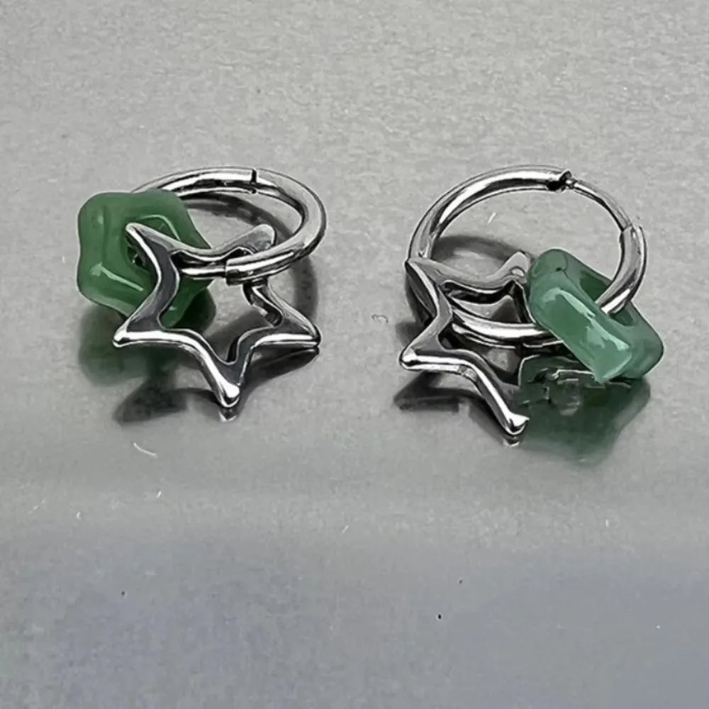 Y2K Bowknot Korean Fashion Cute Hoop Earring Fashion Set Pieces