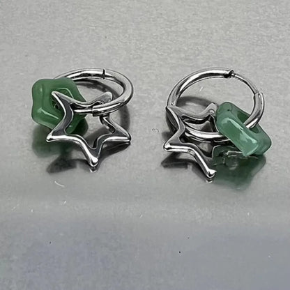 Y2K Bowknot Korean Fashion Cute Hoop Earring Fashion Set Pieces