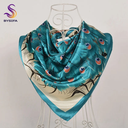 Silk Printed Rose Scarf