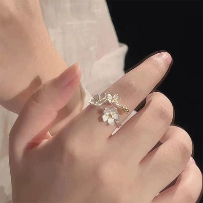 Summer Vintage Flower Rings