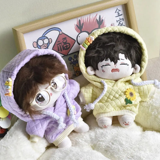 Cute DIY 20cm Cotton Doll Hoodies