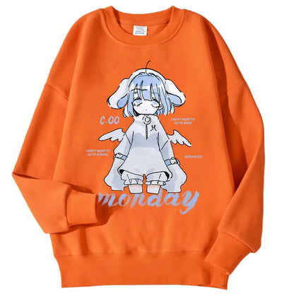 Fly Angel Mini Harajuku Anime Girl Kawaii Sweater