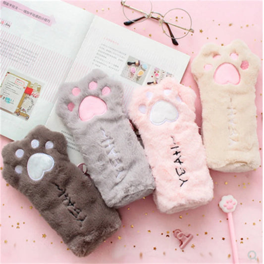Soft Kawaii Cartoon Cat Pen Box