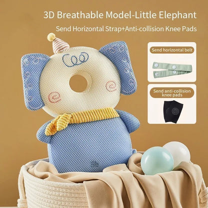 Animal Cartoons Baby Anti-fall Cushion Headrest