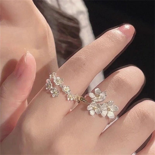 Summer Vintage Flower Rings
