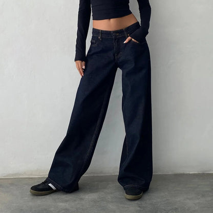 Y2k Vintage Low Waist Denim Jeans