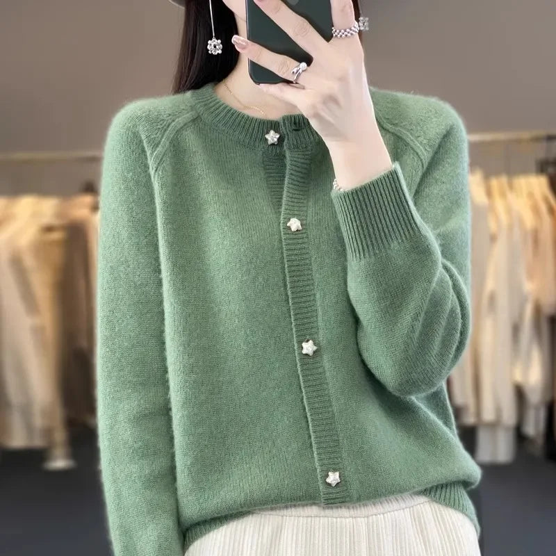 Knitted Autumn/Winter Cardigan Loose Jacket Top