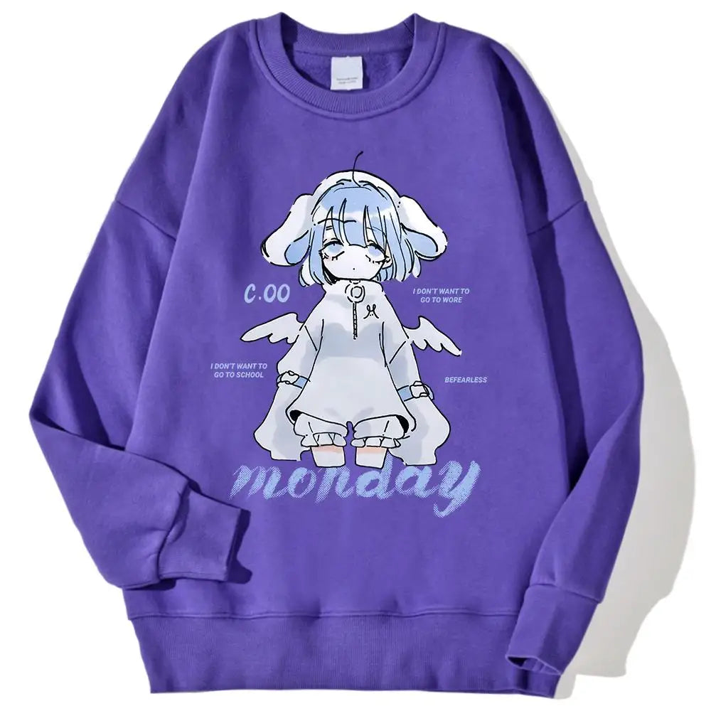 Fly Angel Mini Harajuku Anime Girl Kawaii Sweater