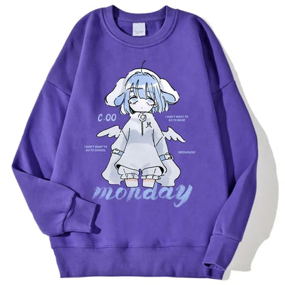 Fly Angel Mini Harajuku Anime Girl Kawaii Sweater