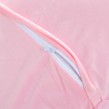 1pc Soft Fur Multi-Colored Pillow Covers