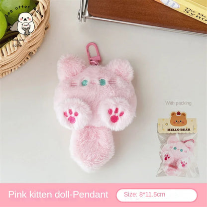 Plush Doll Animal Pendants for Keychains